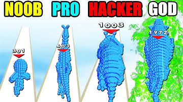 NOOB vs PRO vs HACKER vs GOD in Pixel Battle