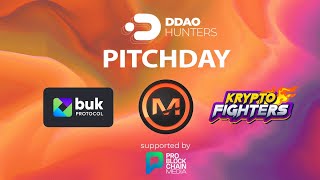 DDAO Hunters Pitchday (MarsBase, KryptoFighters, Buk.Protocol) screenshot 5