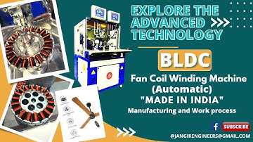 New Generation BLDC Fan Winding Machine-Automatic. #bldcfanwinding #jangirengineering