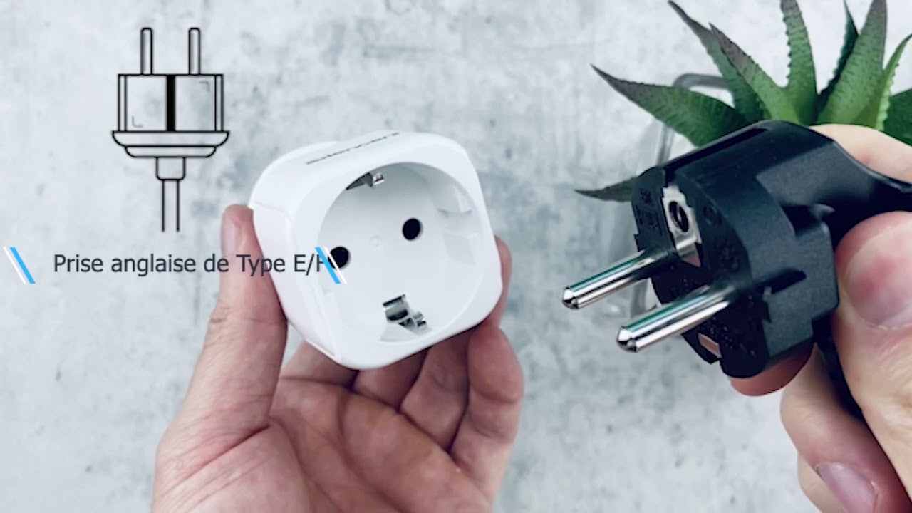 UK to EU plug adapter
