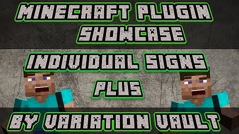 Minecraft Bukkit Plugin - Individual Signs Plus - Per players stats on signs!