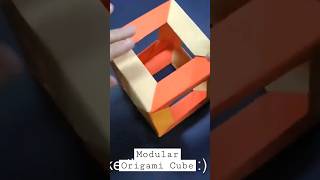 Modular Origami Cube