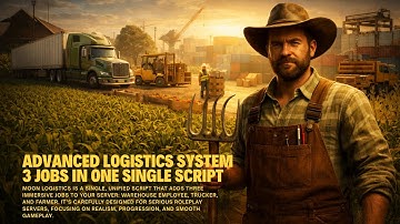 Moon Logistics | Warehouse, Trucker & Farming Jobs System for FiveM