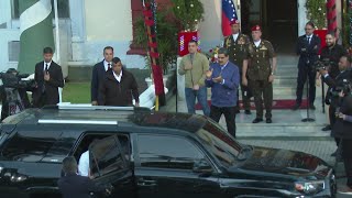 Maduro Greets Ally Alex Saab In Venezuela After Us Release Afp