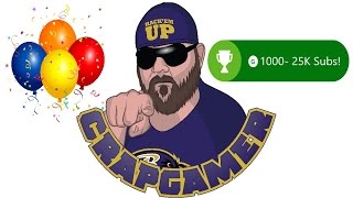 Thanks For 25 Thousand Subscribers Ask Crapgamer Anything