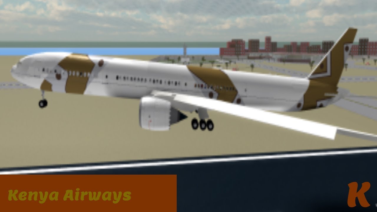 Roblox Flight Kenya Airways Economy Sky To The Ground To The Sky Youtube - roblox kenya airways