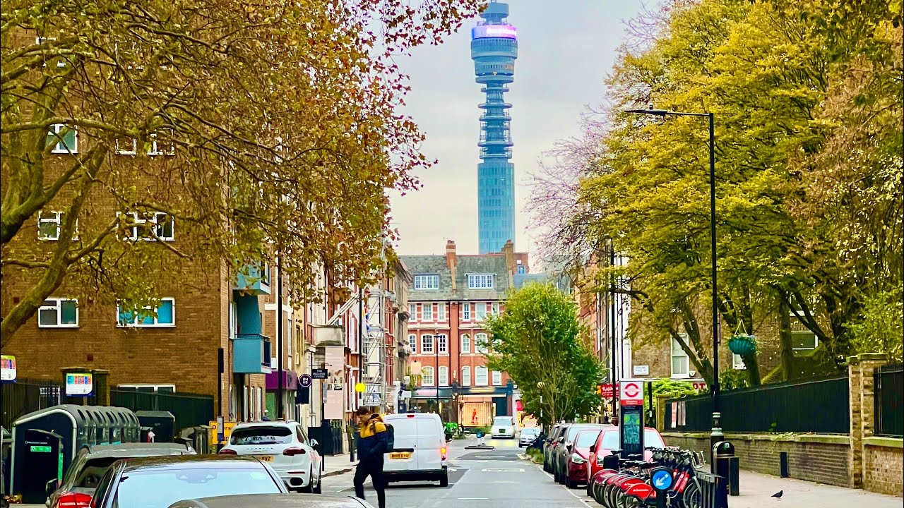 ✨Morning Walk in beautiful Marylebone • Paddington [4K] | LONDON 2024 🧤🧣