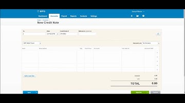 Xero Software Tutorial #8 - Raising and Recording Credit Notes