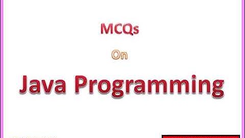 Java MCQ || Part 6|| Rapid Test Programming || Joshi Pushkar D.