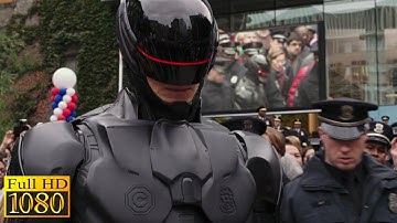 RoboCop (2014) - Police Headquarters Arrest scene (1080p) FULL HD