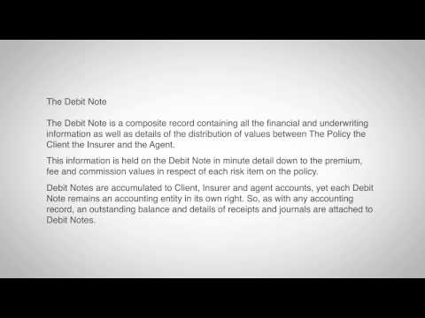 DEBIT NOTES : Debit Note Processing Tutorial