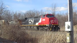 Canadian National Amazing Horn Wgecx In Port Huron, Mi 2-9-2019