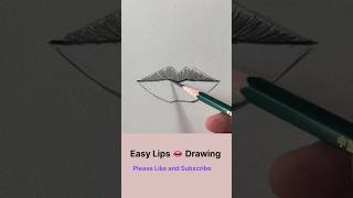 Lips Drawing Easy Step #drawing #art #pencilportrsit #lipsdrawing #pencildrawing #ytshorts