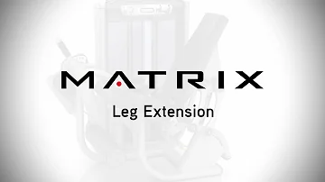 Matrix Fitness: Ultra Leg Extension Setup & Movements