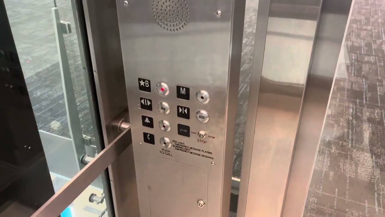 MEI Hydraulic Glass Elevator Concourse A Charlotte Douglas