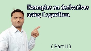 MSBTE | Diploma math’s | Applied Mathematics | M2 | Derivatives |Derivative using logarithm - II