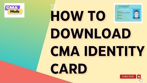How to Download CMA Identity Card | ICMAI | CMA hub