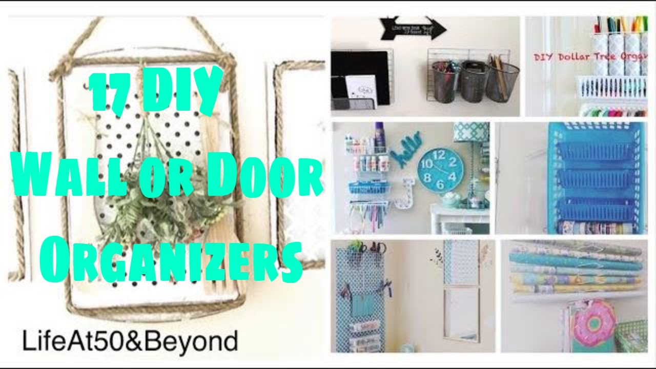 17 DIY Dollar Tree Multipurpose Wall or Door Organizers (Easy) YouTube