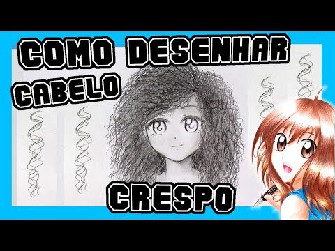 como desenhar cabelo de anime menina