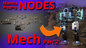 Rig a MECH with Nodes! Part 2 (Blender)