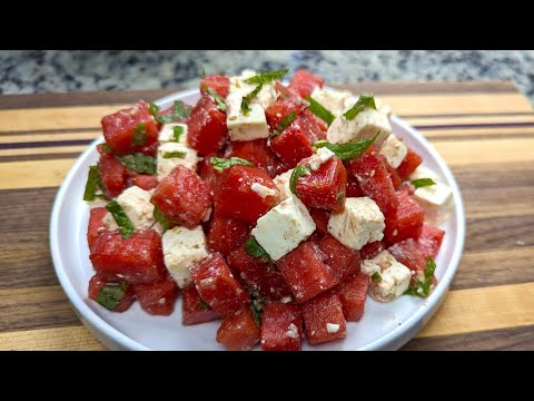 Delicious Watermelon Feta Salad Recipe | Easy Summer Dish