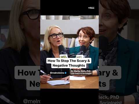 How to stop the scary and negative thoughts | Mel Robbins #Shorts
