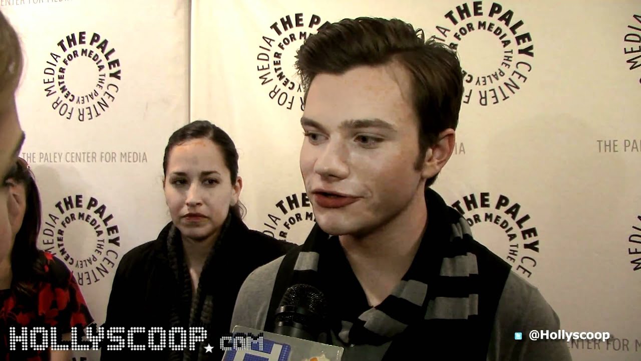 Glee S Chris Colfer On Gay Kiss Youtube