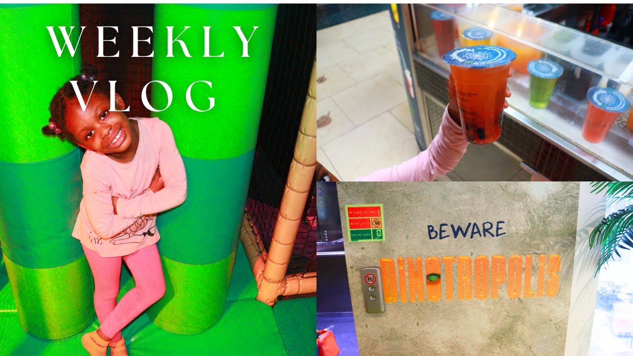 WEEKLY VLOG|| HOME EDUCATION| CHILD-LED PLAY |DINOTROPOLIS | MUMMY & DAUGHTER DATE
