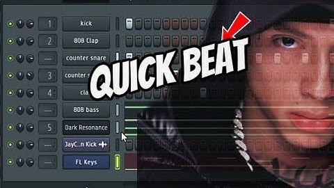 Making A simple Drill Beat In less Than 5minutes In FL Studio