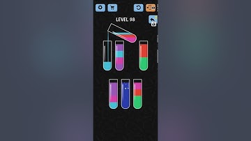 Water Color Sort Level 96 97 98 99 100 WalkThrough Solution Gameplay