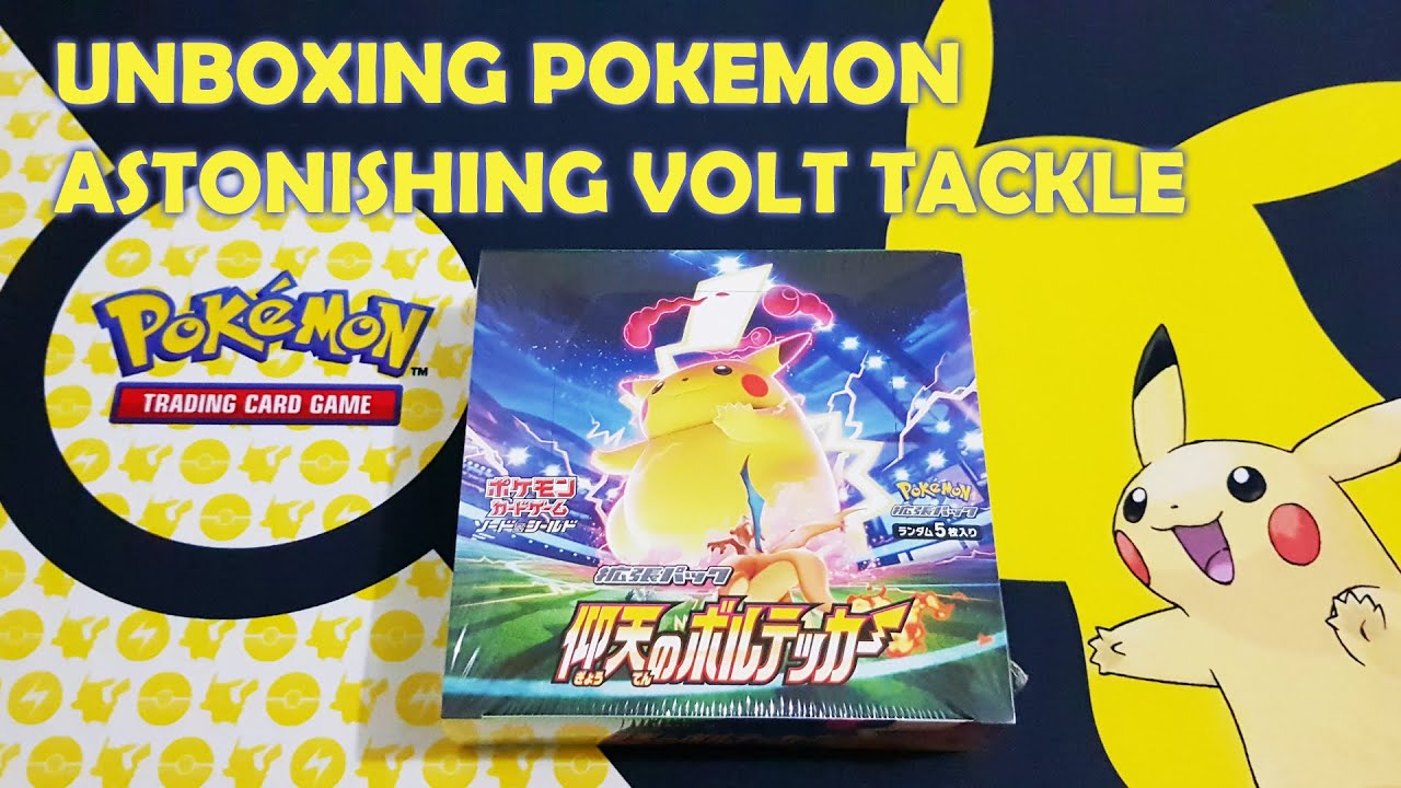 pokemon astonishing volt tackle booster box Amazon.com: Pokemon Card Game Sword &Shield Expansion Pack Astonishing  Voltecker Box : Toys & Games