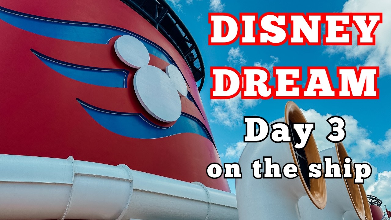 Disney Dream cruise ship Day 3 on the ship, AquaDuck, freebies and more!