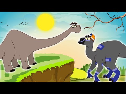 I'm A Dinosaur - Apatosaurus The Funny Dino |  Dinosaur cartoon for kids