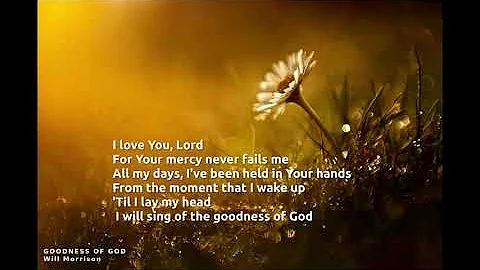 Goodness of God (Acoustic)  Will Morrison w/ Lyrics