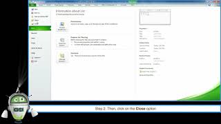 Chapter 6 - Introduction to MS Excel 2010 Part 9 -  Closing a Workbook | Class 5 Computer