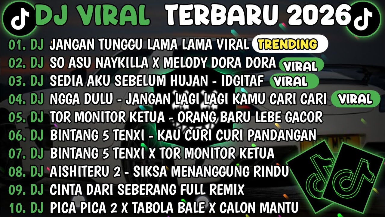 DJ TIKTOK TERBARU 2026🎵DJ JANGAN TUNGGU LAMA LAMA🎵DJ SO ASU NAYKILLA X MELODY DORA DORA