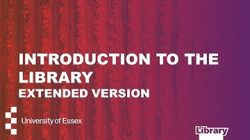 Introduction to the Library 2022-2023 (extended version)
