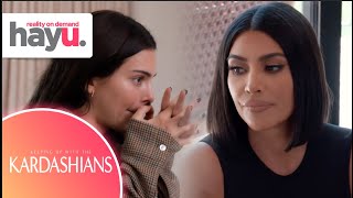 Kim \& Kourtney FIGHT Over Work Ethic | Season 18 | Keeping Up With The Kardashians