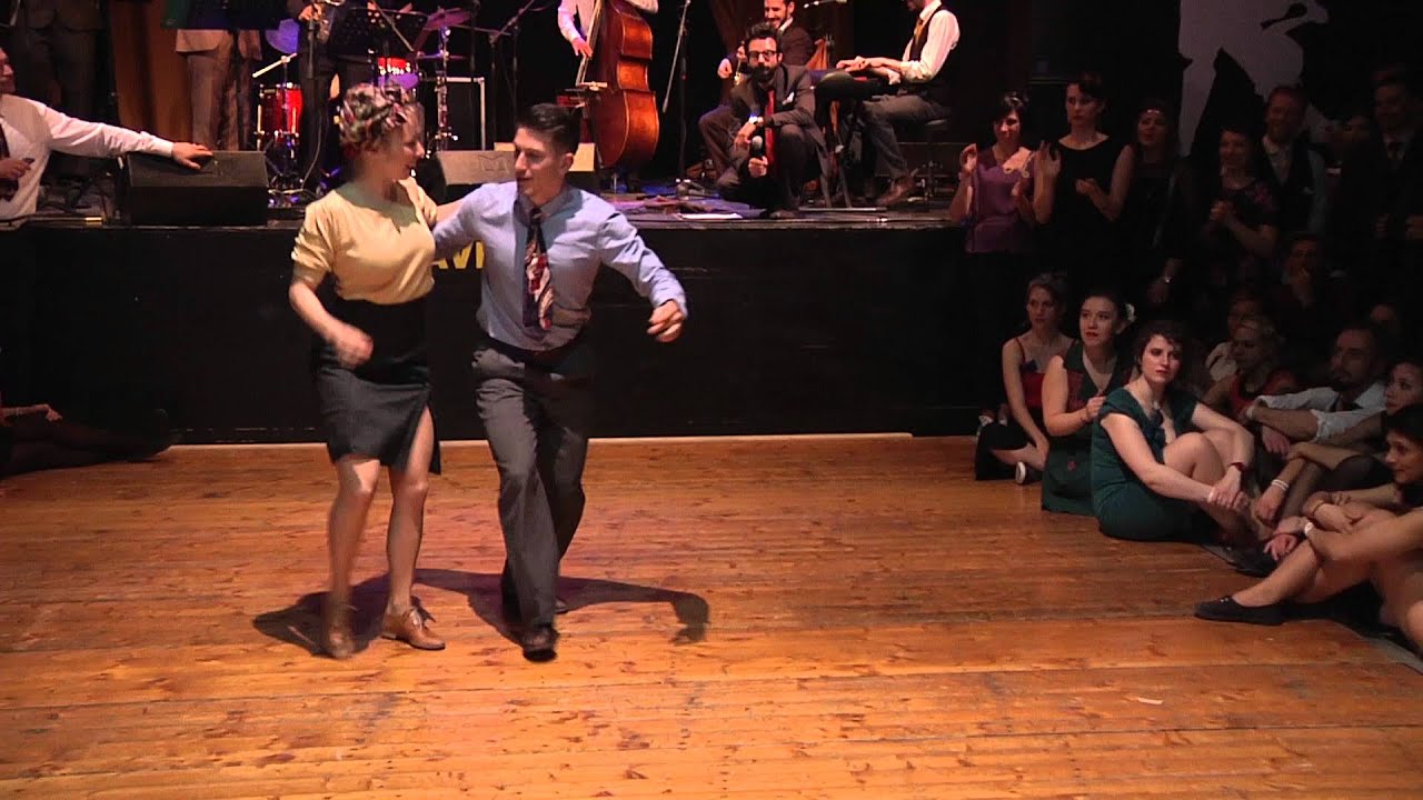 Swing Train festival 2016 | Nicolas & Mikaela - Impro su Hot Sugar band