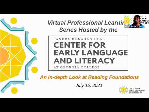 Virtual Professional Learning Event #1: Dyslexia and Reading Difficulties