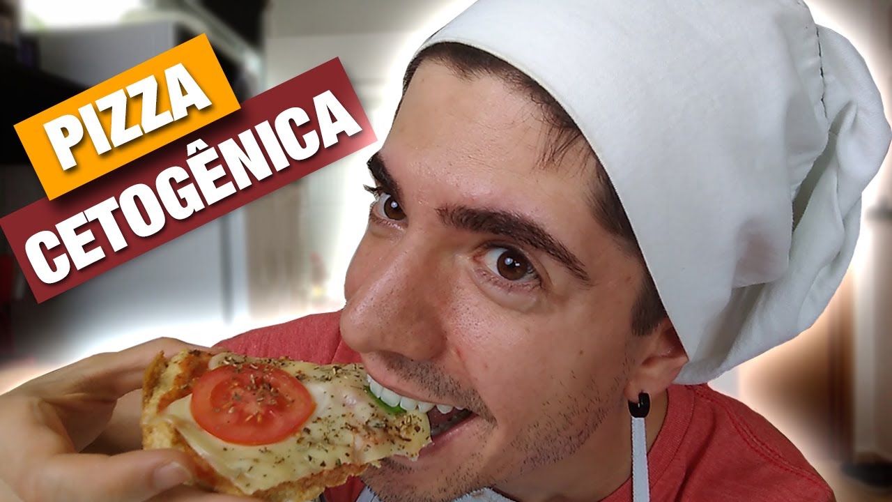 Pizza Cetogênica De 3 Ingredientes | Receita Pizza Pan Low-carb