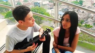 Video thumbnail of "Esta Noche - Mike Bahía & Greeicy (Cover Ukelele) | David Joeh"