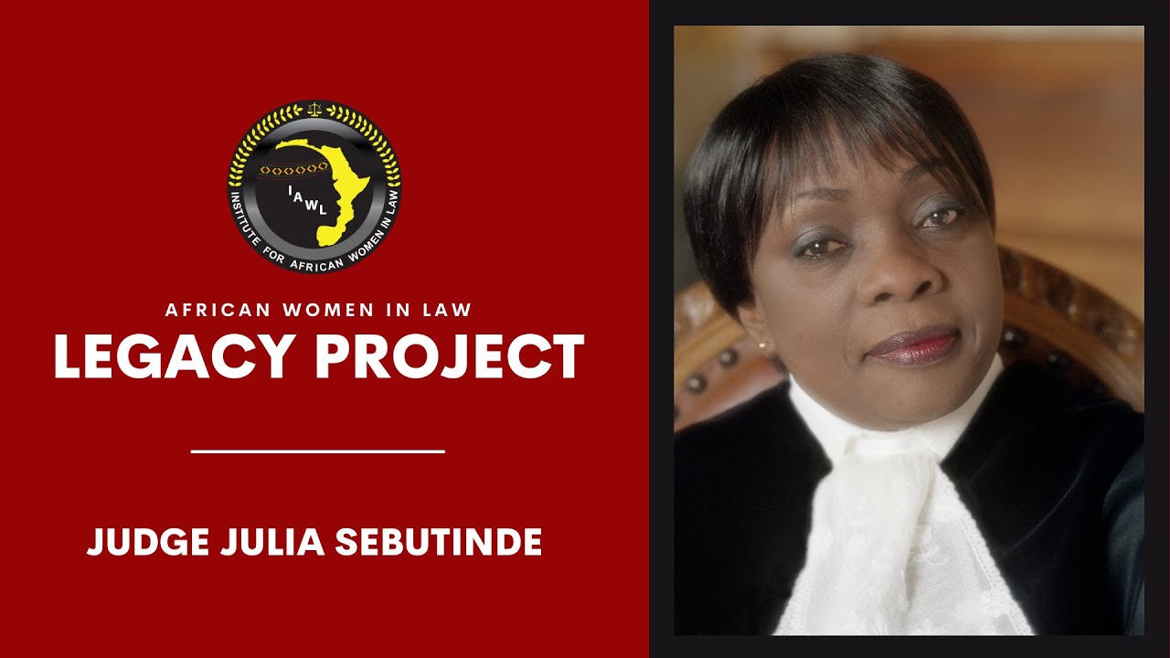 Judge Julia Sebutinde | African Women in Law Legacy Project