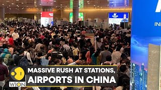 Massive rush at stations, airports in China amid Lunar New Year I WION