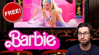 How to Get Barbie Movie Theater Tickets for FREE | 2023 Streaming Options