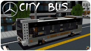 How to Build a City Bus in Minecraft (Mercedes-Benz Citaro C2) Minecraft City Bus Tutorial