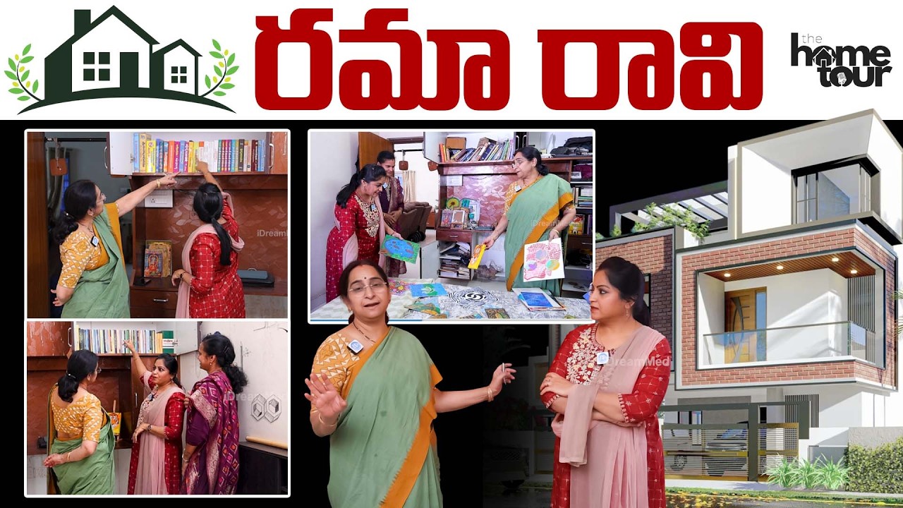 Ramaa Raavi First Time Home Tour | Traditional & Classy House Inside View | Anchor Jaya | iDream