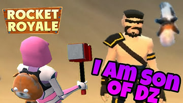 Rocket Royale SON OF DZ HACKER RUINS GAME - Android Gameplay #171