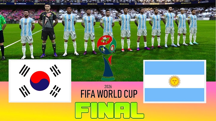 SOUTH KOREA vs ARGENTINA - Final FIFA World Cup 2026  Full Match All Goals  Football Match