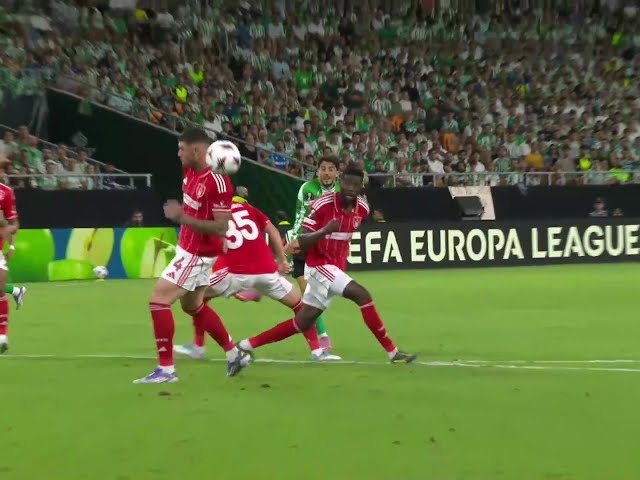 UEFA EUROPA LEAGUE (1. kolo): Real Betis - Nottingham Forest 2:2 / 24.09.2025.